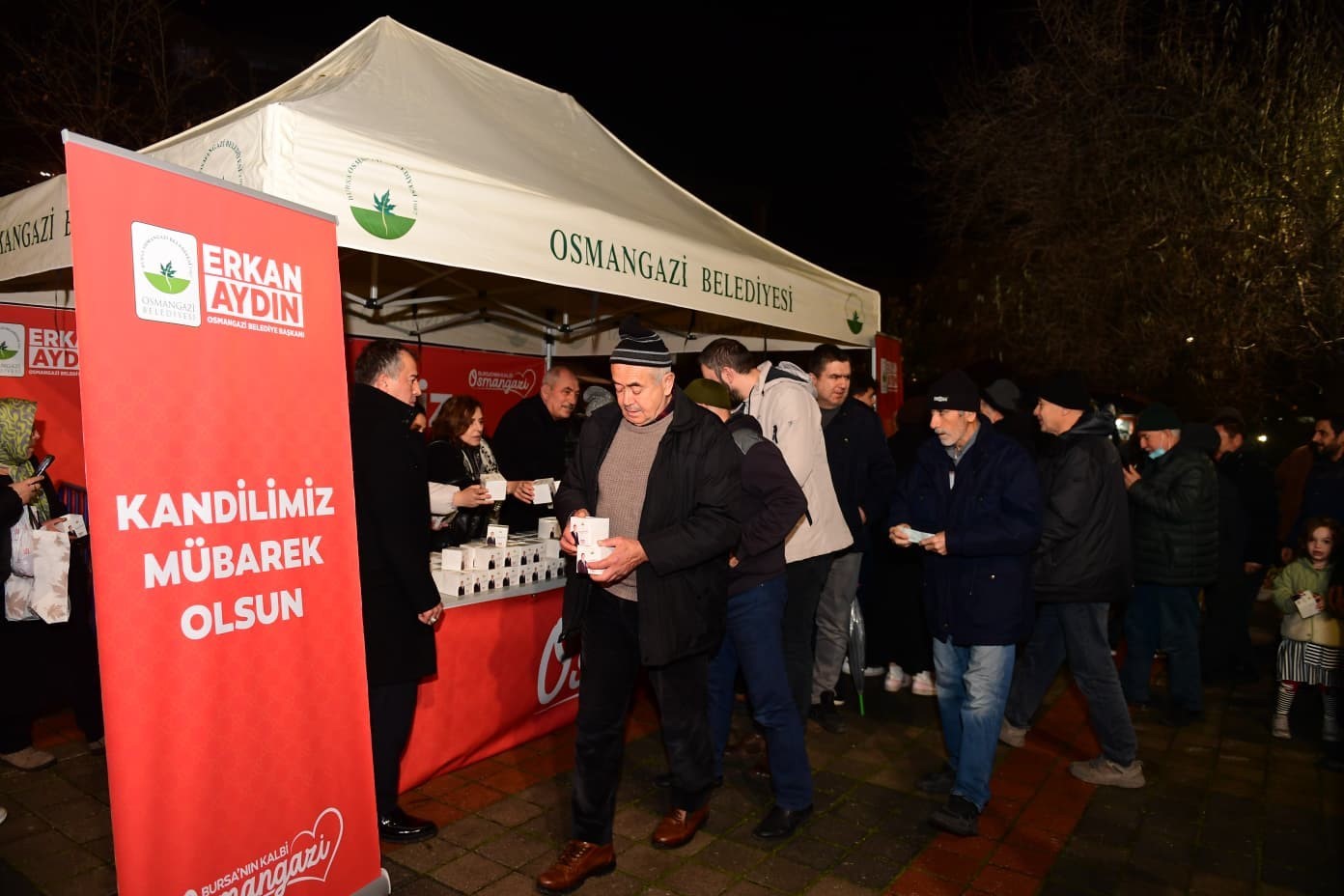 Miraç Kandili’nde Osmangazi’de gönüller bir oldu
