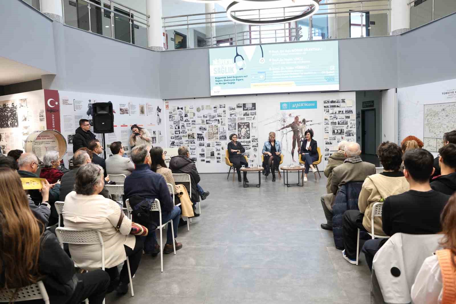 Nilüfer Belediyesinden sigaraya karşı bilimsel söyleşi
