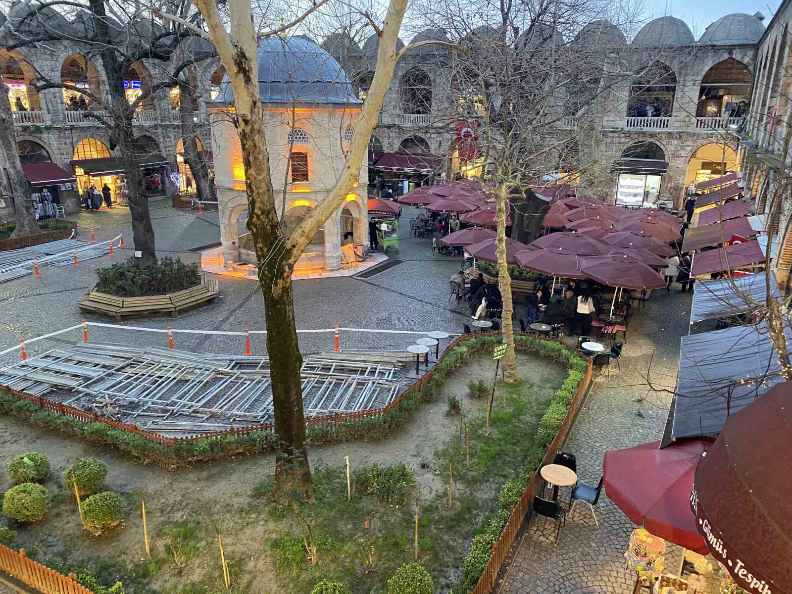 Koza Han’da kafelerin tahliye kararına yargı freni
