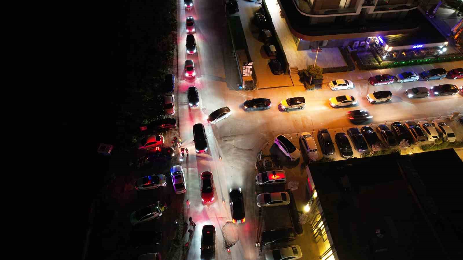 Polis bastırdı, gürültü azaldı: Lüks semtte denetimler sonuç verdi
