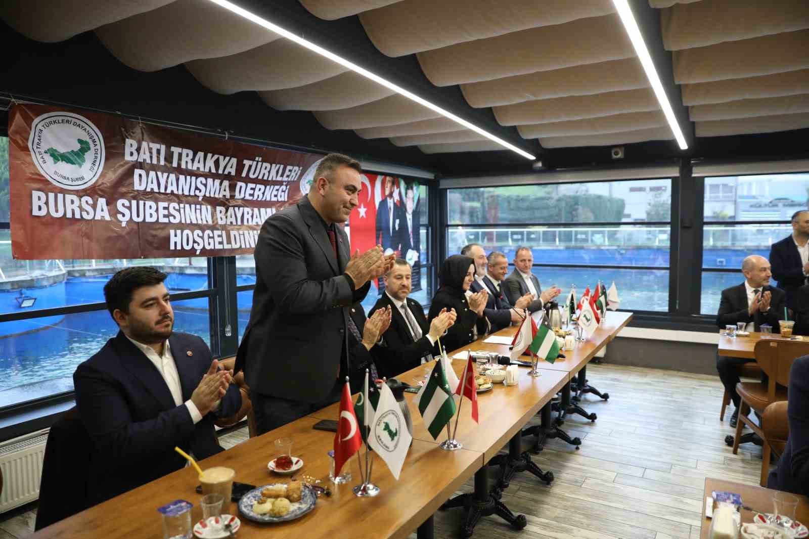 Batı Trakya Türkleri Bursa’da bayramlaştı
