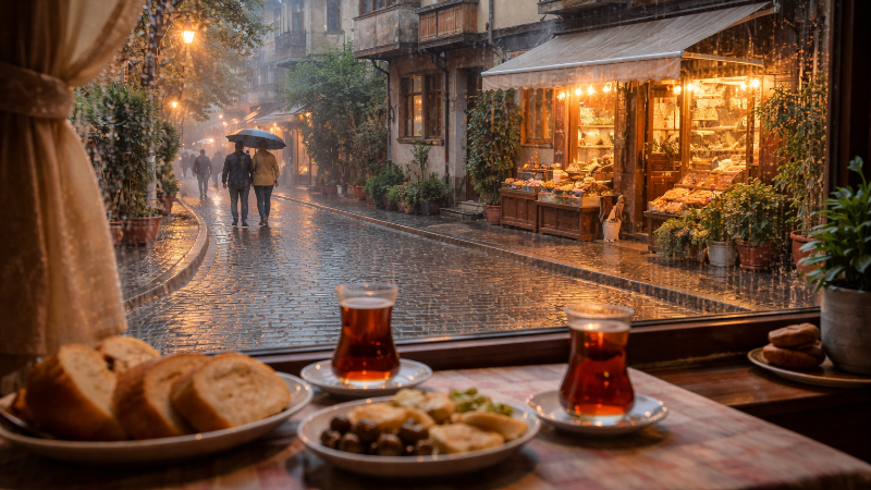 Yağmurlu Bir Pazar Sabahı: Ekranlardan Mahallemize Yolculuk